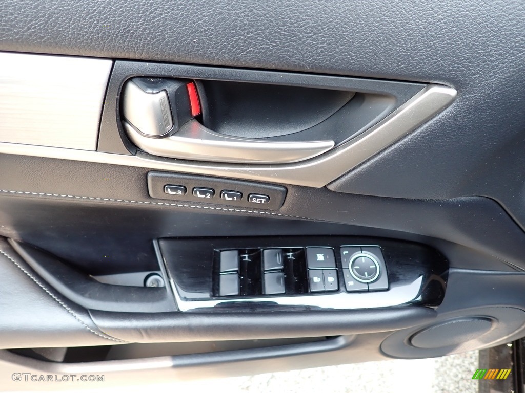 2015 Lexus GS 350 F Sport Sedan Black Door Panel Photo #142509129