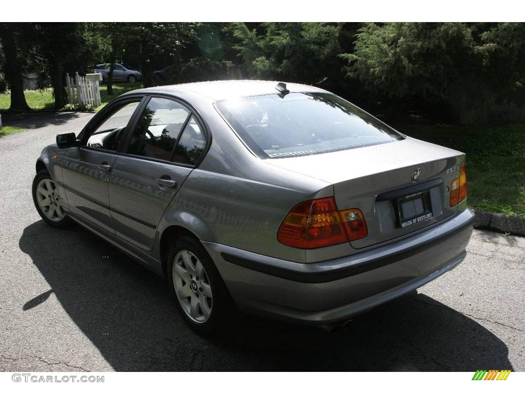 2004 3 Series 325xi Sedan - Silver Grey Metallic / Black photo #8