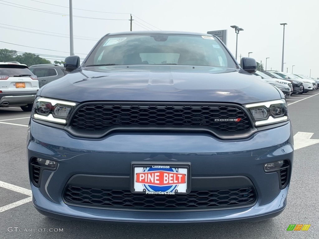 2021 Durango GT AWD - Reactor Blue Pearl / Black photo #2