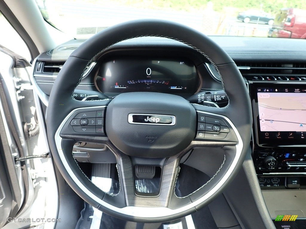 2021 Grand Cherokee L Limited 4x4 - Silver Zynith / Black photo #17