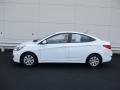 Century White 2015 Hyundai Accent GLS Exterior