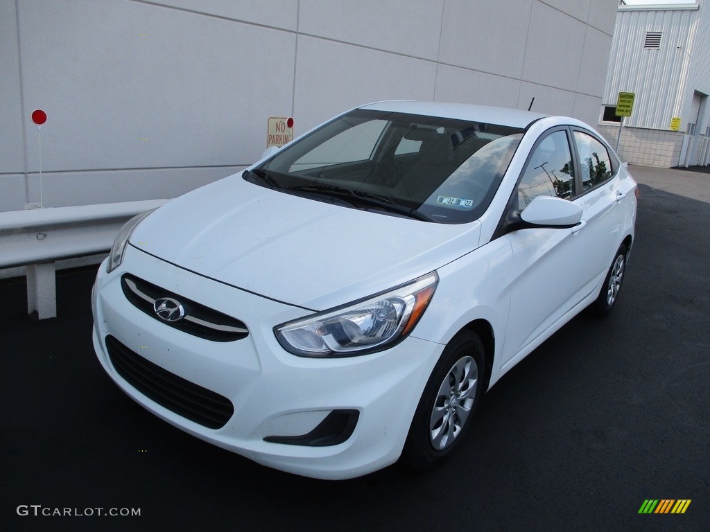 Century White 2015 Hyundai Accent GLS Exterior Photo #142510452