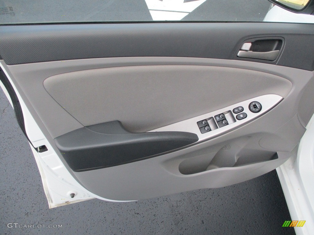 2015 Accent GLS - Century White / Gray photo #9