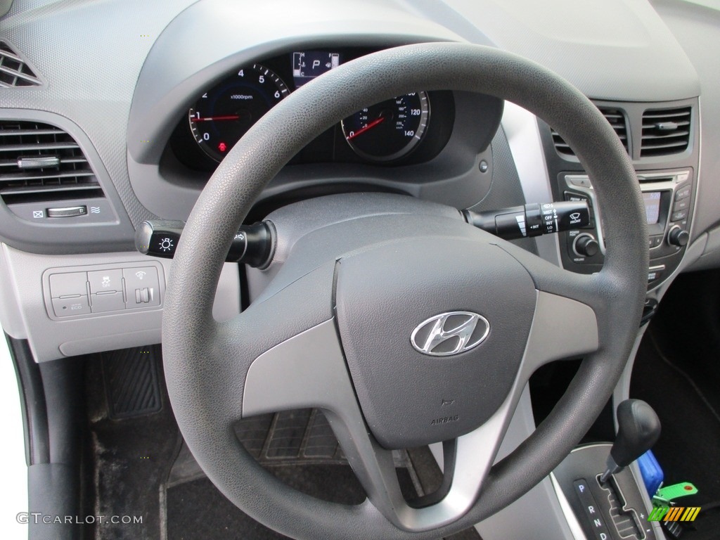 2015 Accent GLS - Century White / Gray photo #12