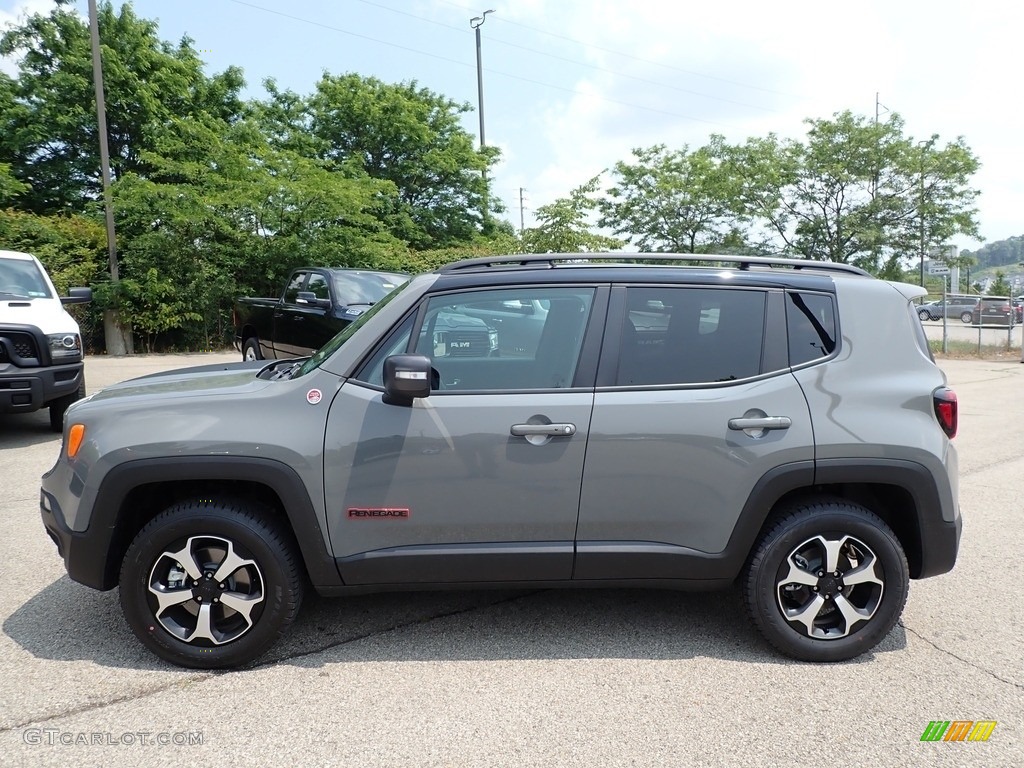 2021 Renegade Trailhawk 4x4 - Sting-Gray / Black photo #9