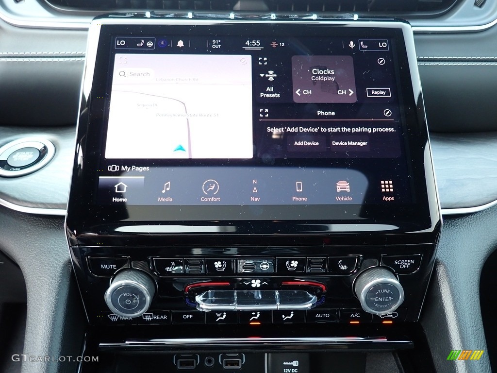 2021 Jeep Grand Cherokee L Overland 4x4 Controls Photo #142510938