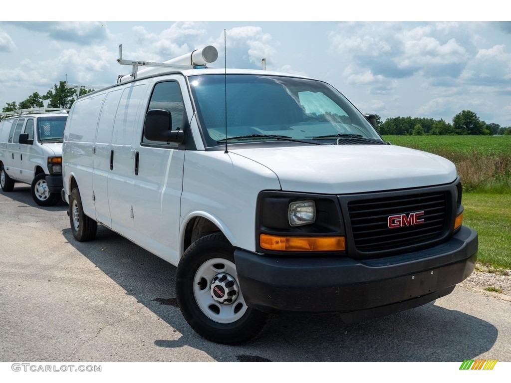 Summit White 2015 GMC Savana Van 2500 Cargo Exterior Photo #142510980