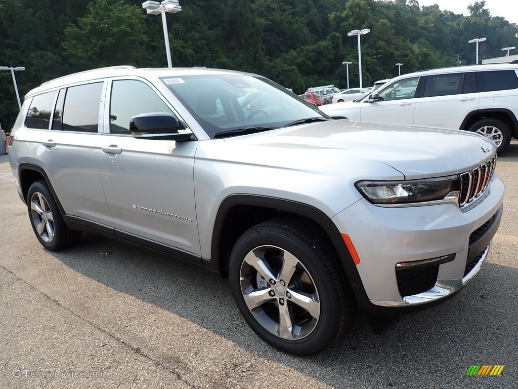 2021 Grand Cherokee L Limited 4x4 - Silver Zynith / Black photo #8