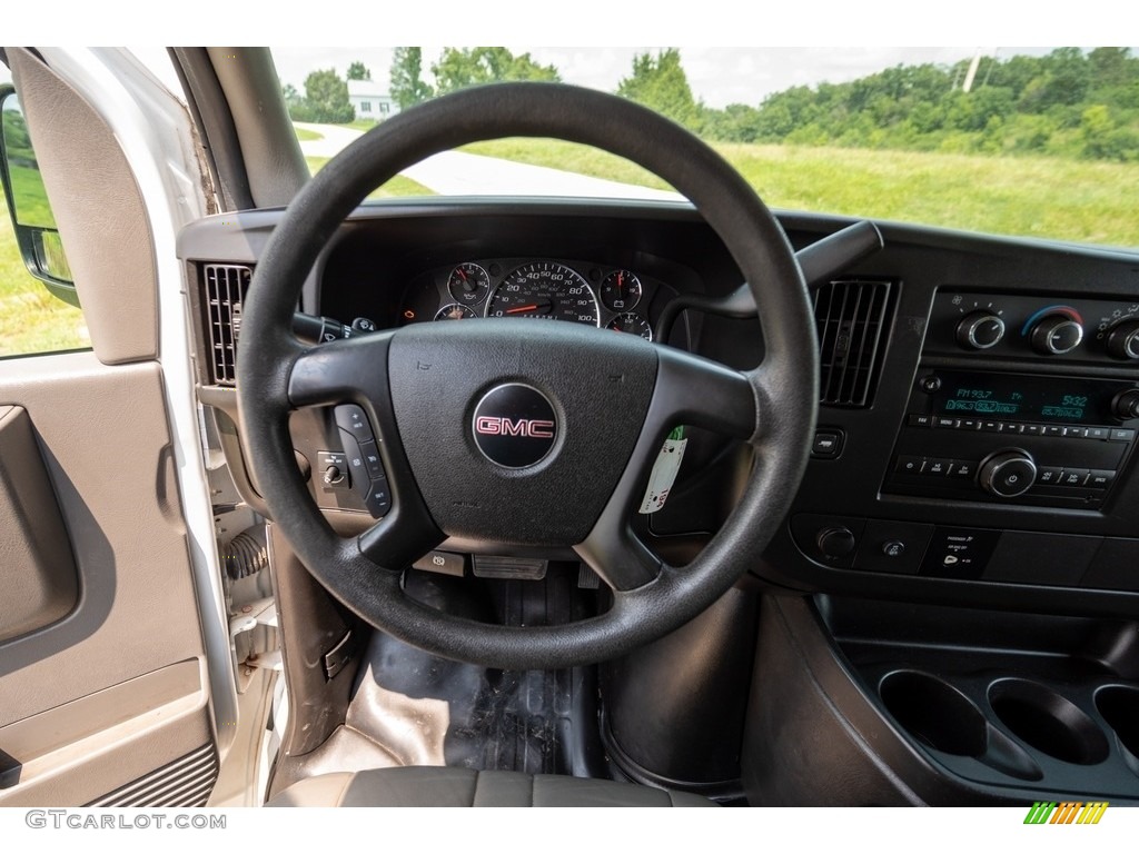 2015 GMC Savana Van 2500 Cargo Neutral Steering Wheel Photo #142511349