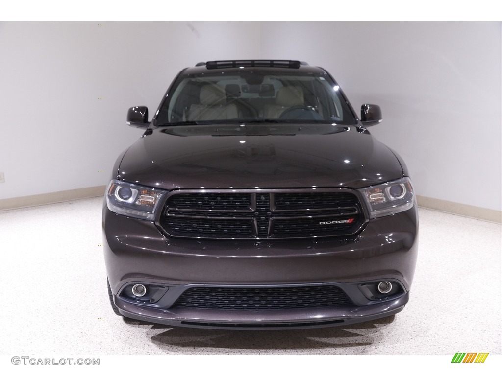 2017 Durango GT AWD - Bomber Brown Pearl / Black/Light Frost Beige photo #2