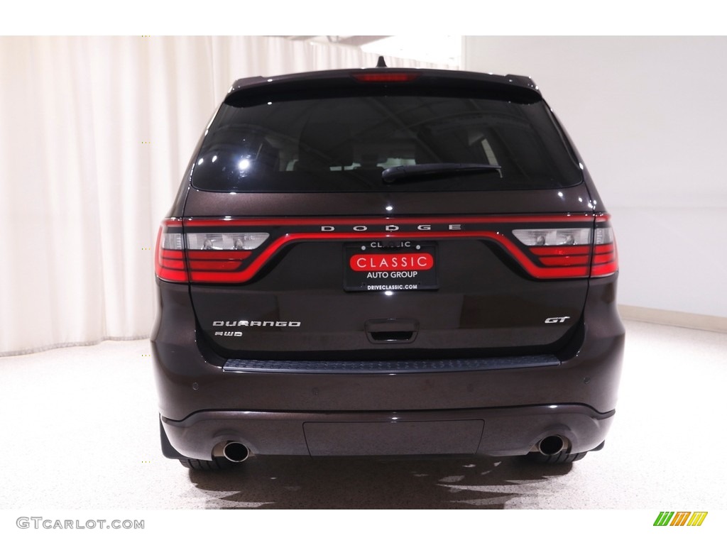 2017 Durango GT AWD - Bomber Brown Pearl / Black/Light Frost Beige photo #21