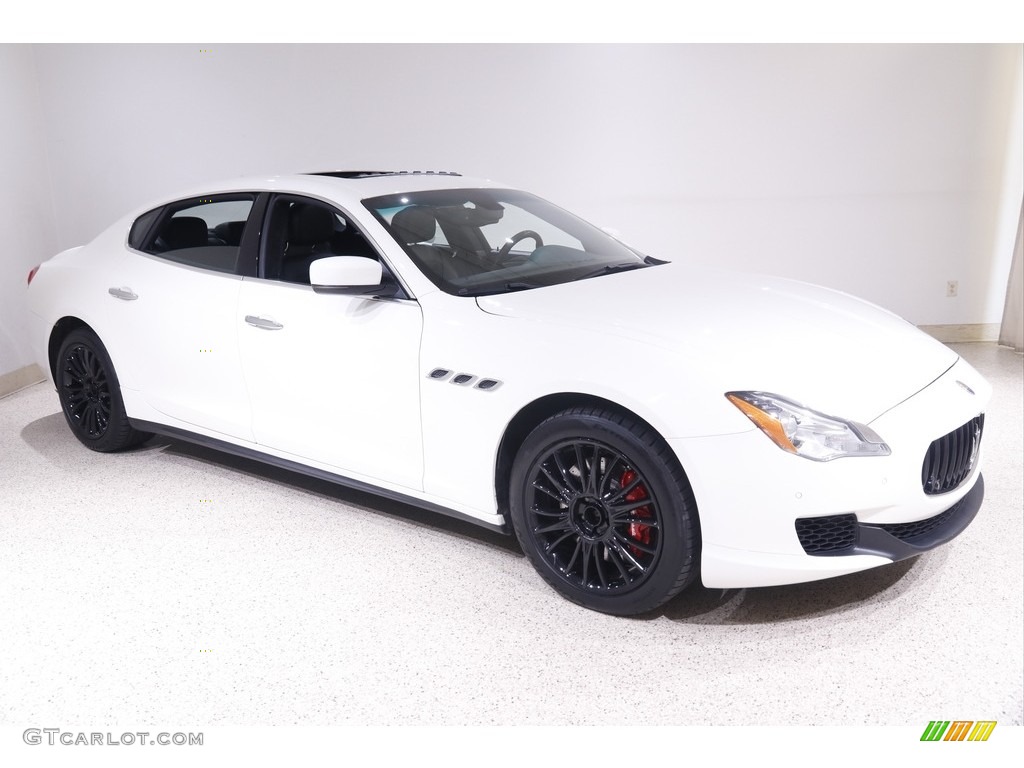 2014 Quattroporte S Q4 AWD - Bianco (White) / Nero photo #1
