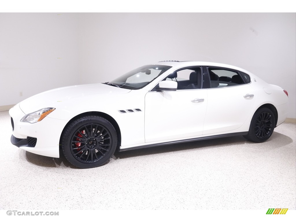2014 Quattroporte S Q4 AWD - Bianco (White) / Nero photo #3