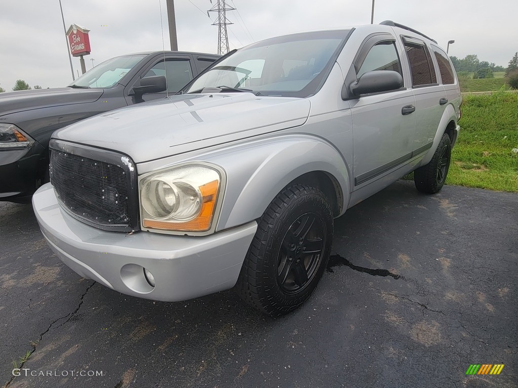 2006 Durango SLT 4x4 - Bright Silver Metallic / Dark Slate Gray/Light Slate Gray photo #3