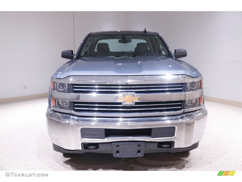 Slate Gray Metallic 2016 Chevrolet Silverado 2500HD WT Double Cab 4x4 Exterior Photo #142512588