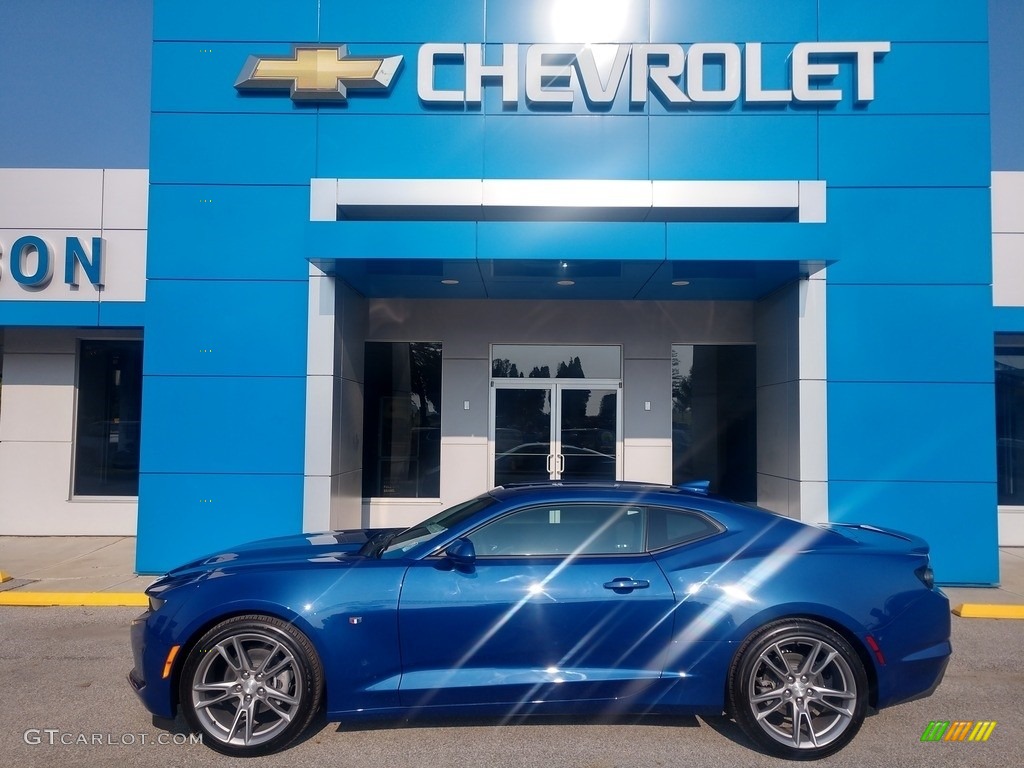 2021 Camaro LT Coupe - Riverside Blue Metallic / Jet Black photo #1