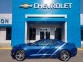 2021 Riverside Blue Metallic Chevrolet Camaro LT Coupe  photo #1