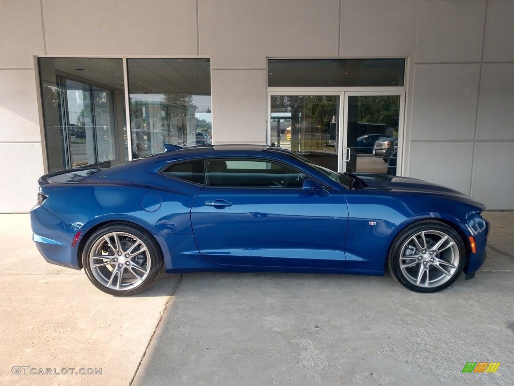 2021 Camaro LT Coupe - Riverside Blue Metallic / Jet Black photo #3