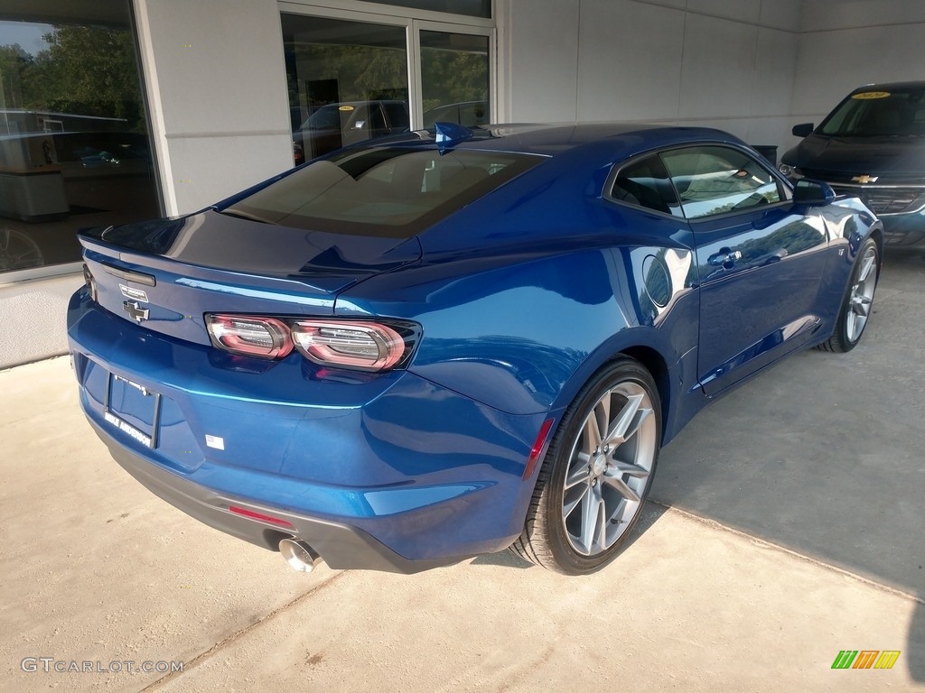 2021 Camaro LT Coupe - Riverside Blue Metallic / Jet Black photo #4