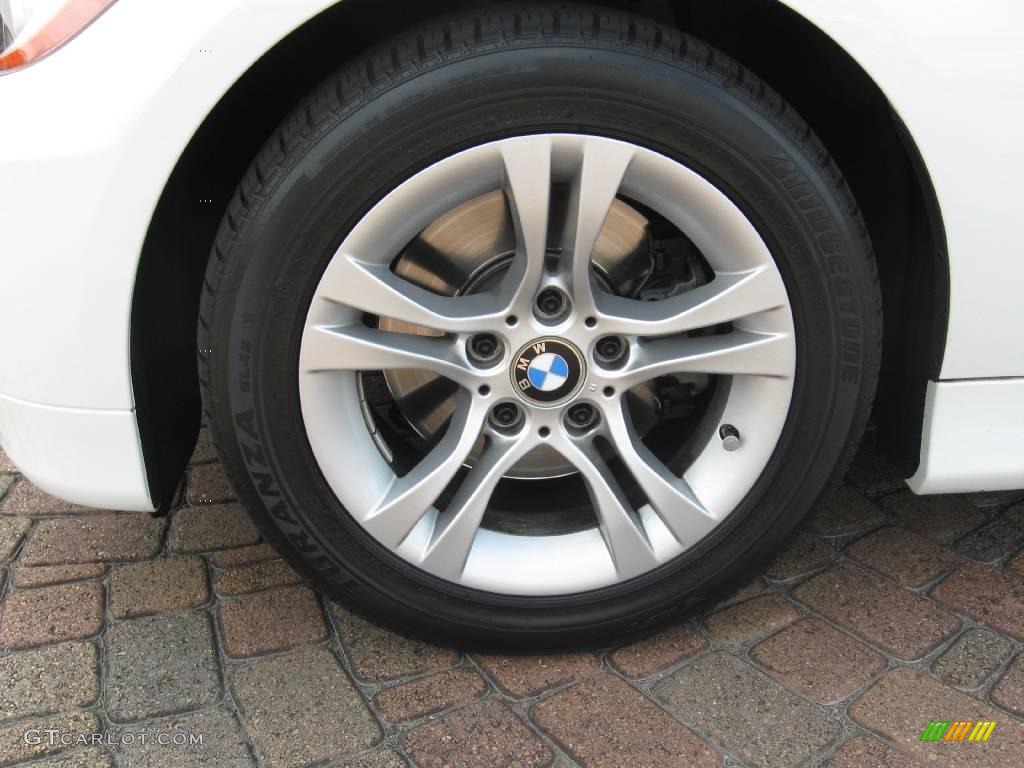 2008 3 Series 328i Sedan - Alpine White / Beige photo #6