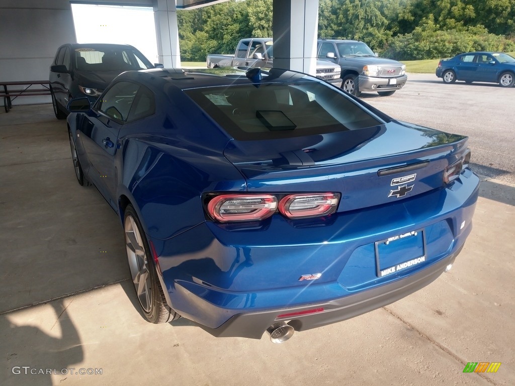 2021 Camaro LT Coupe - Riverside Blue Metallic / Jet Black photo #7