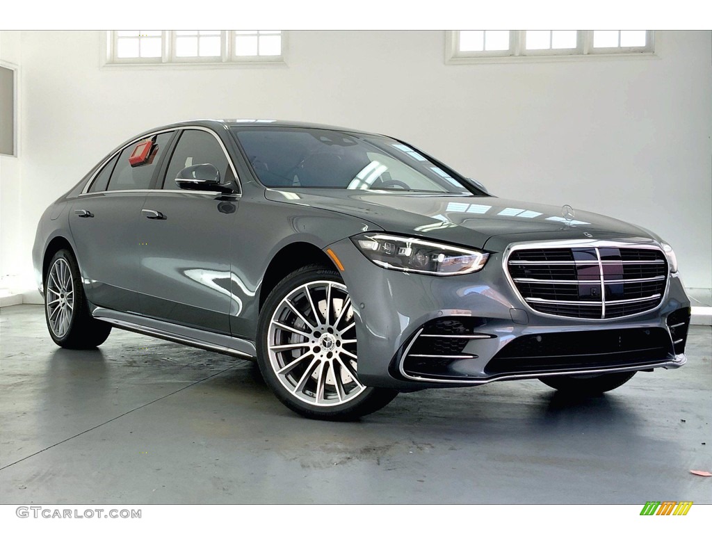 Selenite Gray Metallic 2021 Mercedes-Benz S 580 4Matic Sedan Exterior Photo #142513945