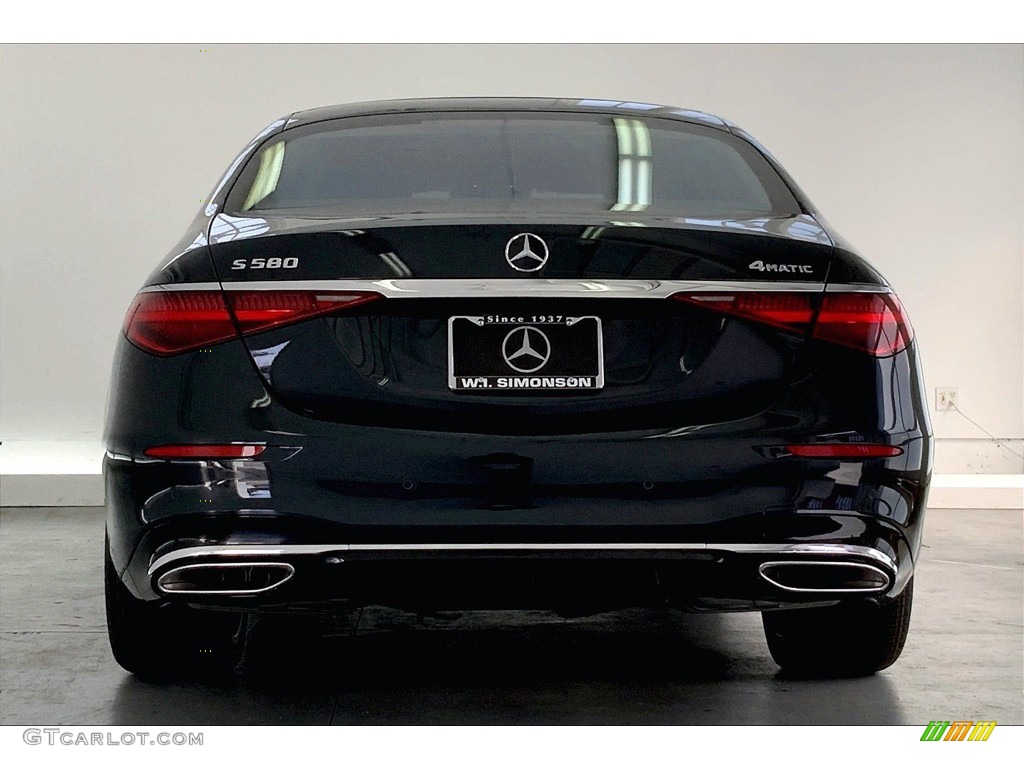 2021 S 580 4Matic Sedan - Anthracite Blue Metallic / Macchiato Beige/Magma Grey photo #3