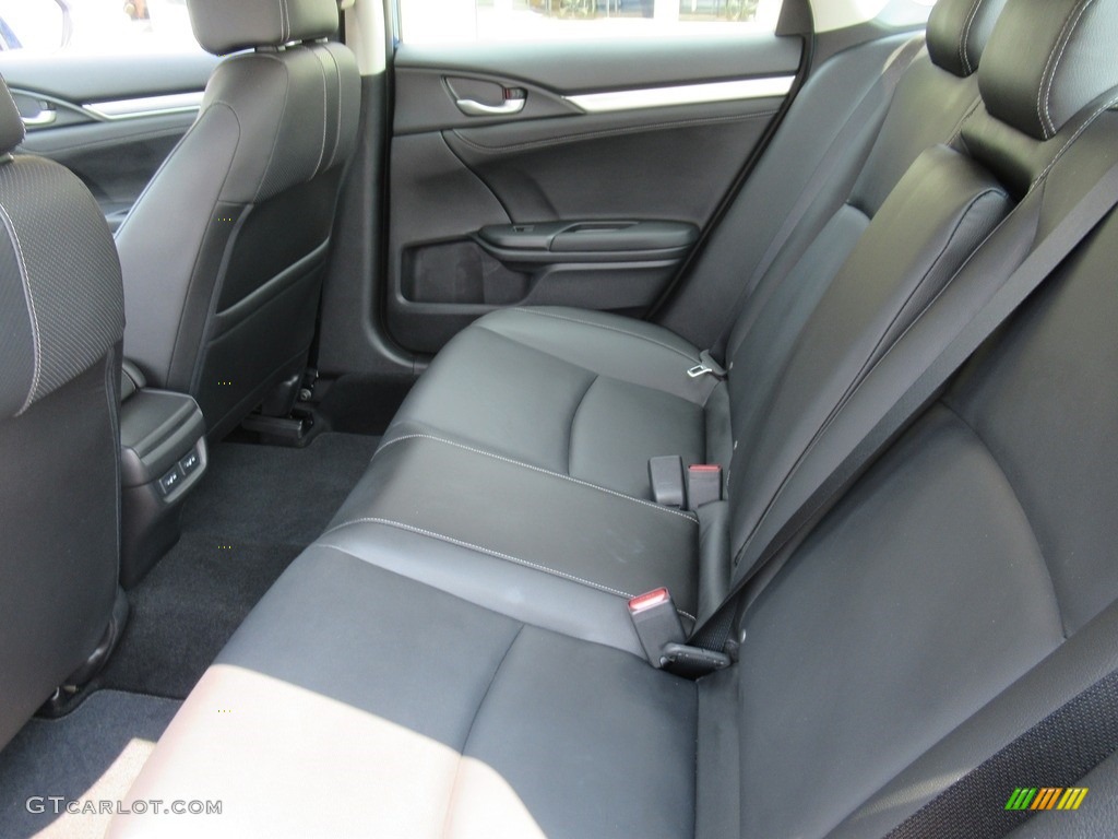 Black Interior 2018 Honda Civic Touring Sedan Photo #142514113