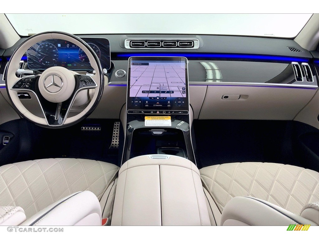 2021 S 580 4Matic Sedan - Anthracite Blue Metallic / Macchiato Beige/Magma Grey photo #6