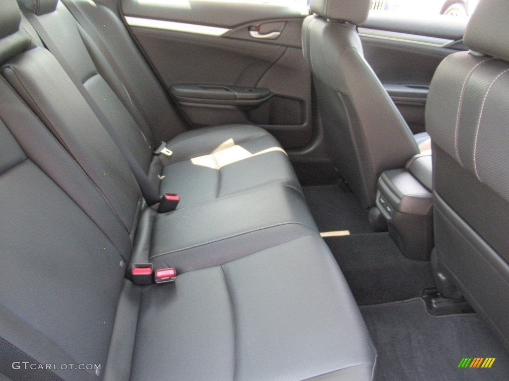 2018 Honda Civic Touring Sedan Rear Seat Photos