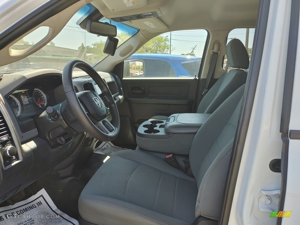 2015 1500 Tradesman Quad Cab 4x4 - Bright White / Black/Diesel Gray photo #10