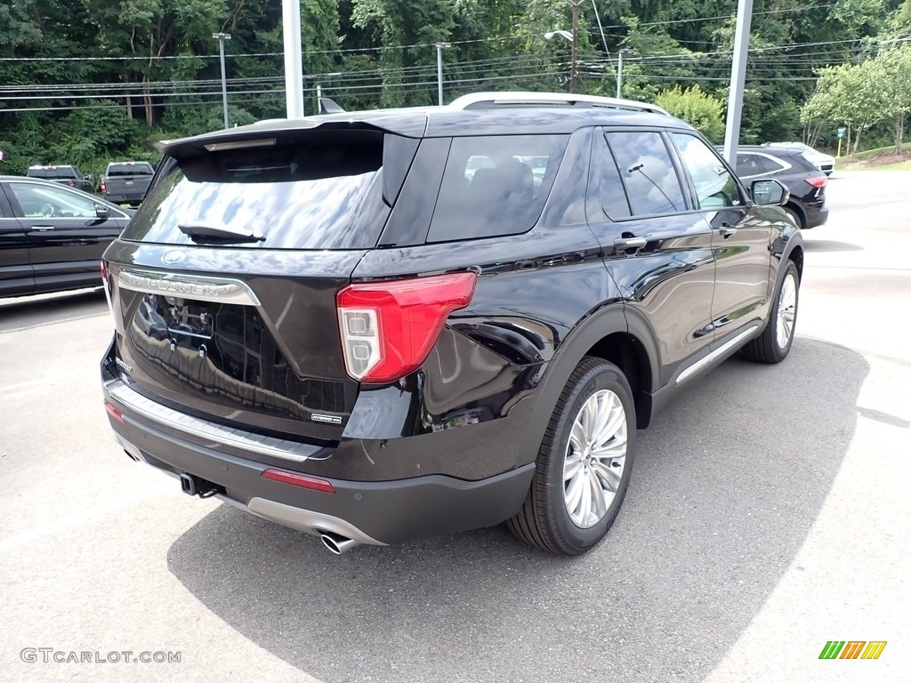 2021 Explorer Hybrid Limited 4WD - Agate Black Metallic / Sandstone photo #2