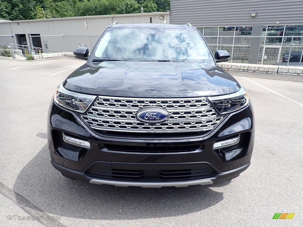 2021 Explorer Hybrid Limited 4WD - Agate Black Metallic / Sandstone photo #4