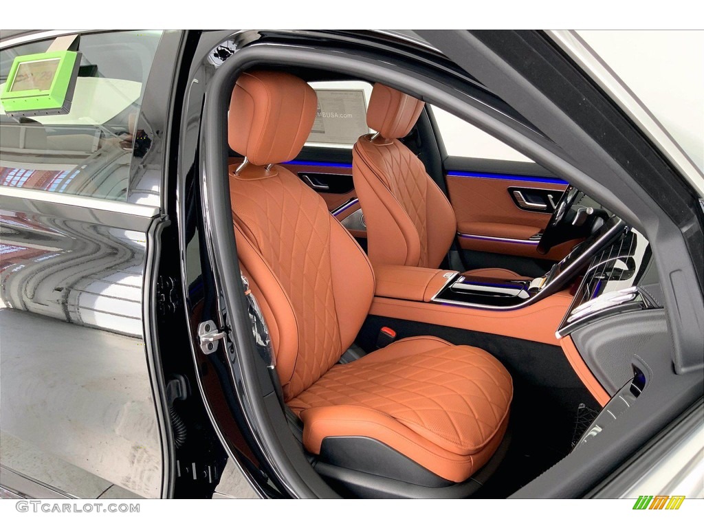 Sienna Brown/Black Interior 2021 Mercedes-Benz S 580 4Matic Sedan Photo #142514848