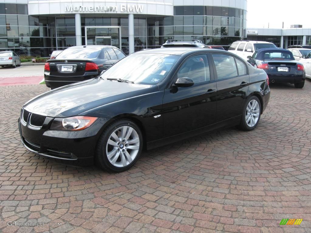 2008 3 Series 328i Sedan - Jet Black / Black photo #2