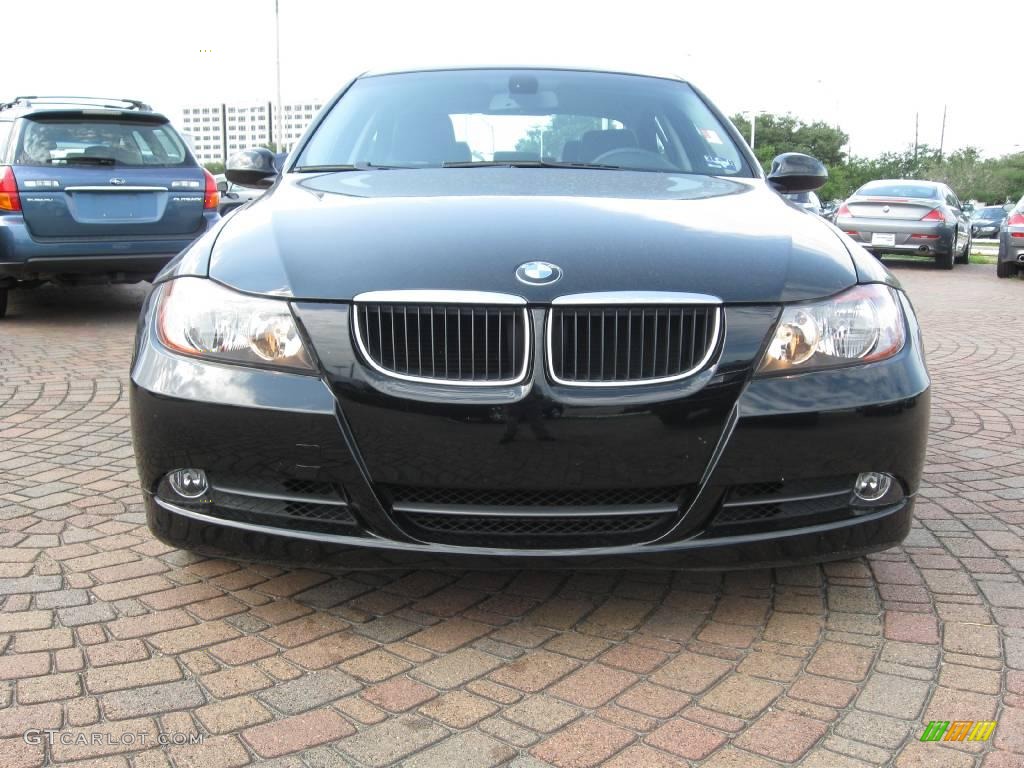 2008 3 Series 328i Sedan - Jet Black / Black photo #4
