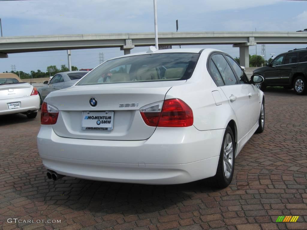 2008 3 Series 328i Sedan - Alpine White / Beige photo #12