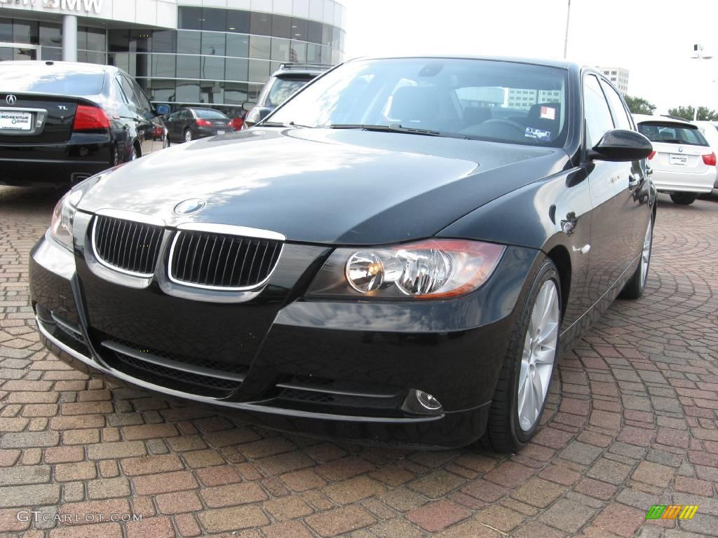 2008 3 Series 328i Sedan - Jet Black / Black photo #5