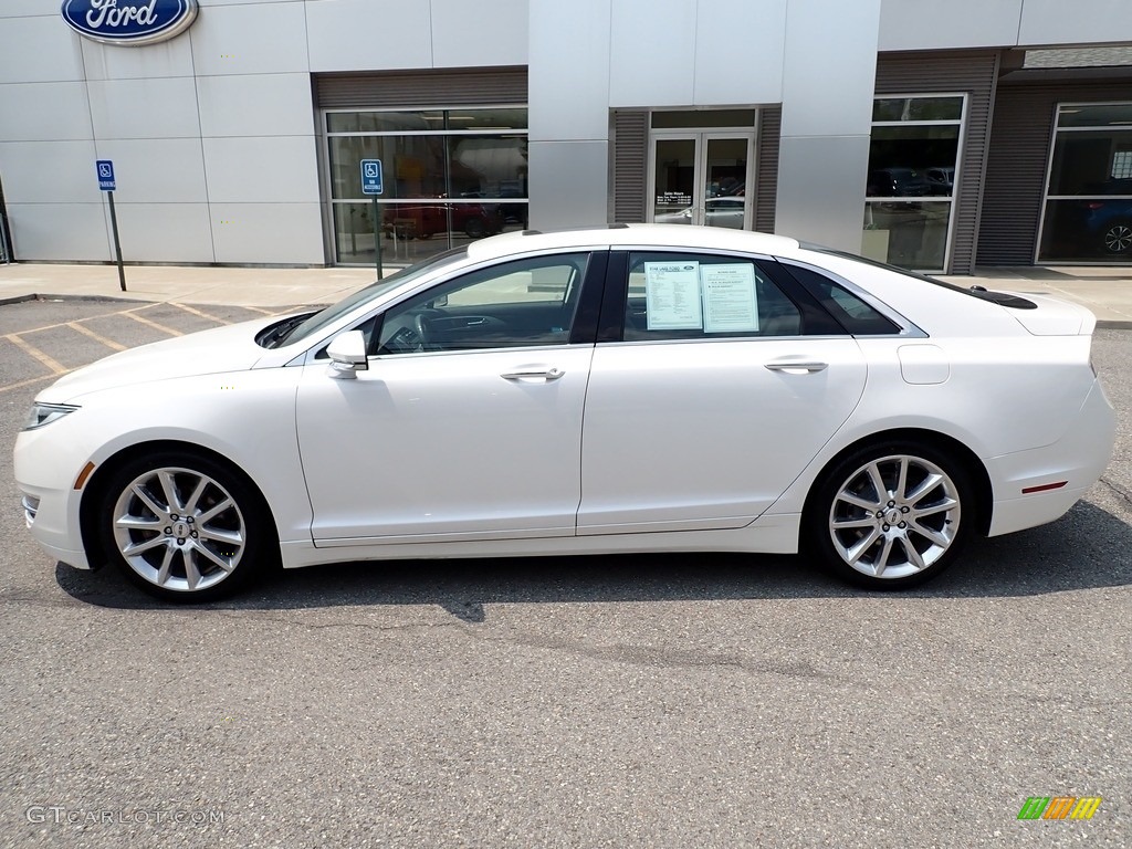 White Platinum 2014 Lincoln MKZ AWD Exterior Photo #142516798