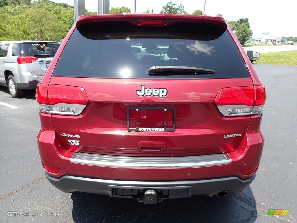 2015 Grand Cherokee Limited 4x4 - Deep Cherry Red Crystal Pearl / Black/Light Frost Beige photo #9