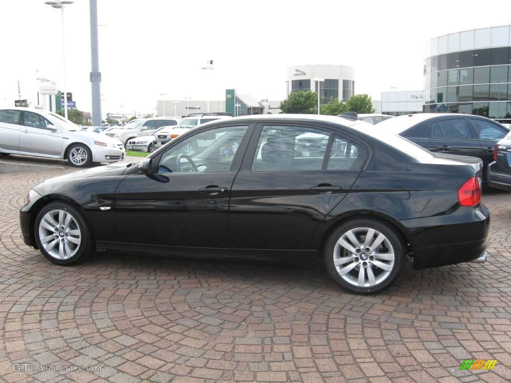 2008 3 Series 328i Sedan - Jet Black / Black photo #7
