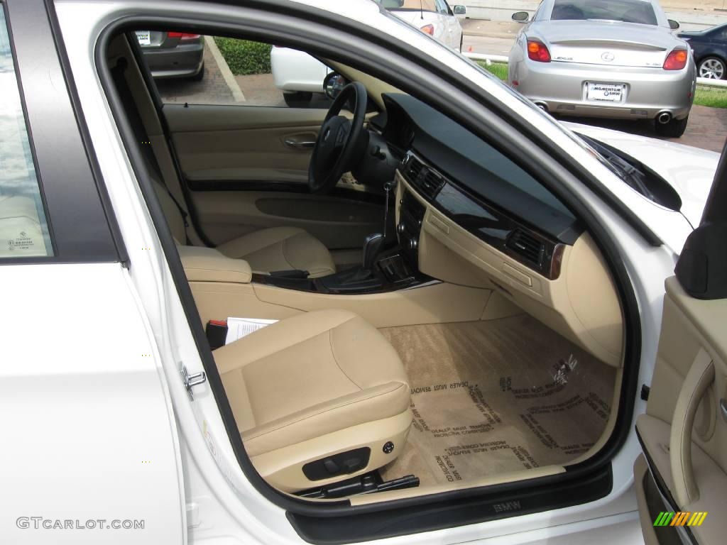 2008 3 Series 328i Sedan - Alpine White / Beige photo #16