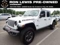 2020 Bright White Jeep Gladiator Rubicon 4x4  photo #1