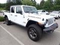 2020 Bright White Jeep Gladiator Rubicon 4x4  photo #2