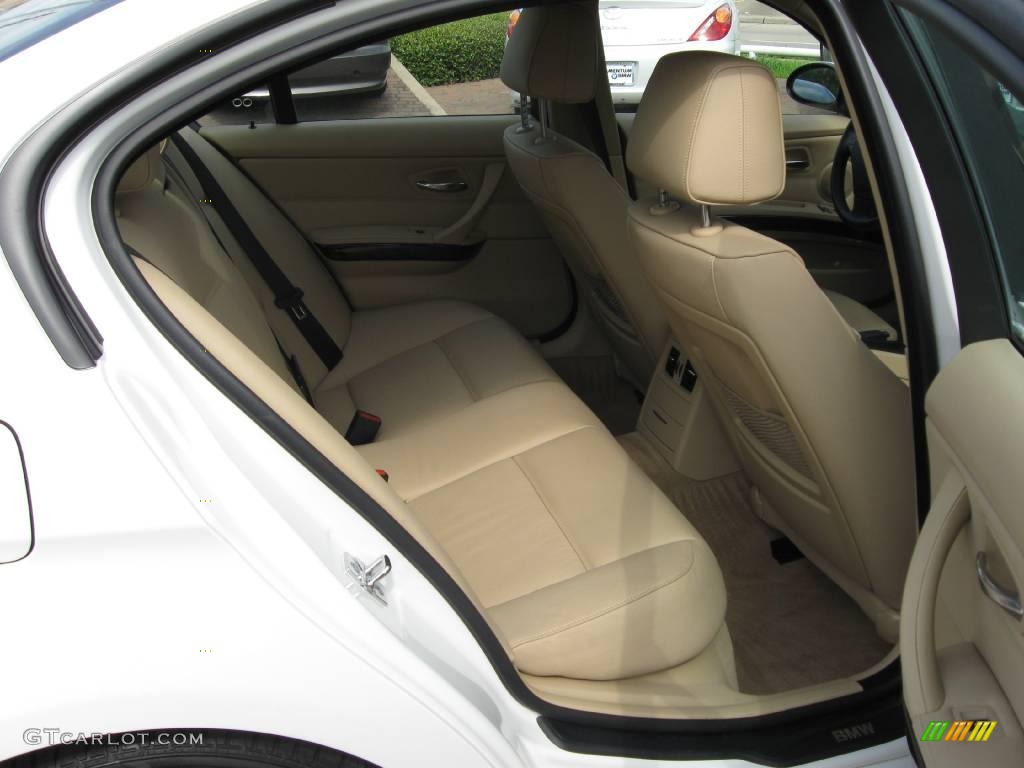 2008 3 Series 328i Sedan - Alpine White / Beige photo #17