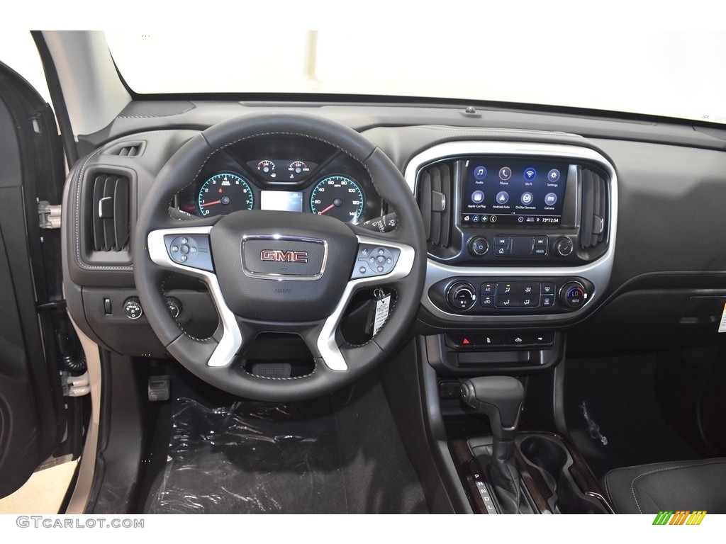 2021 GMC Canyon Elevation Crew Cab 4WD Jet Black Dashboard Photo #142518436