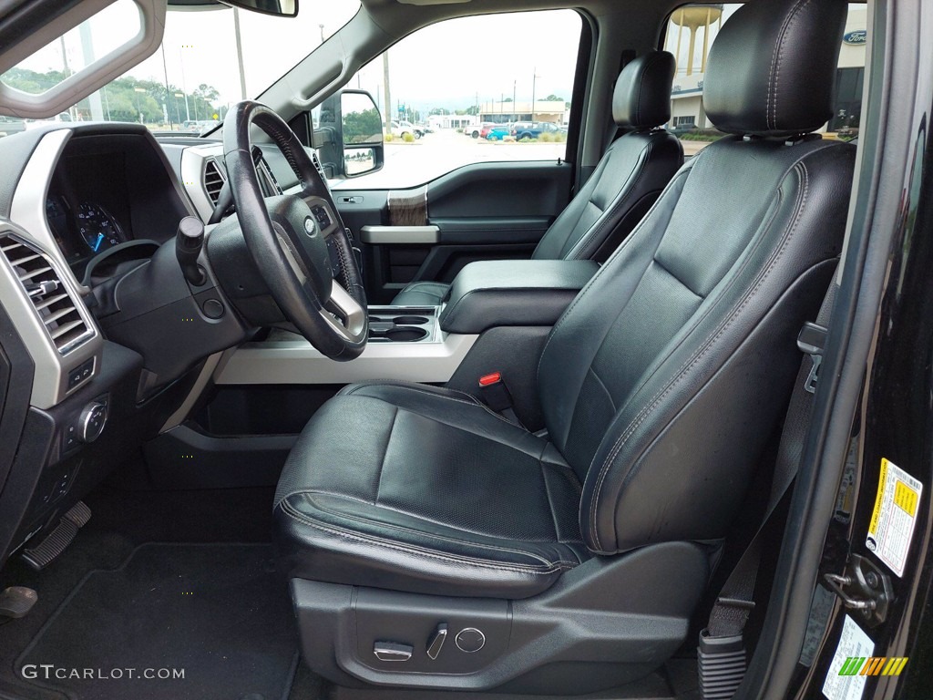 2017 F350 Super Duty Lariat Crew Cab 4x4 - Shadow Black / Black photo #10