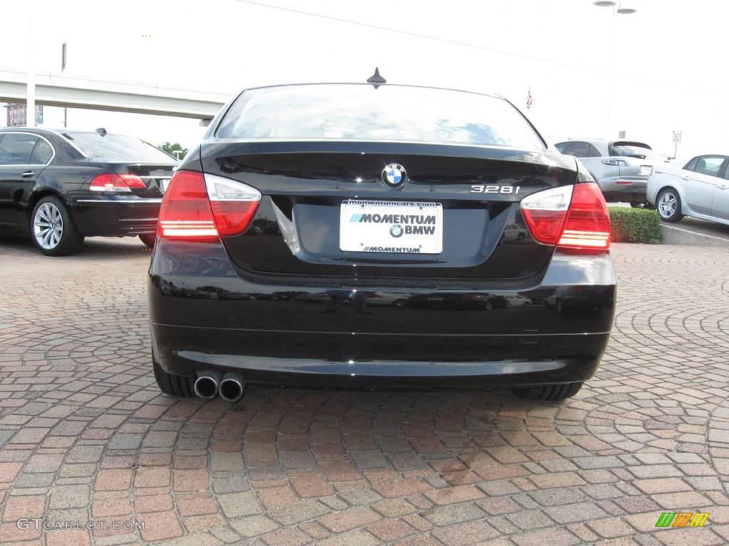 2008 3 Series 328i Sedan - Jet Black / Black photo #10