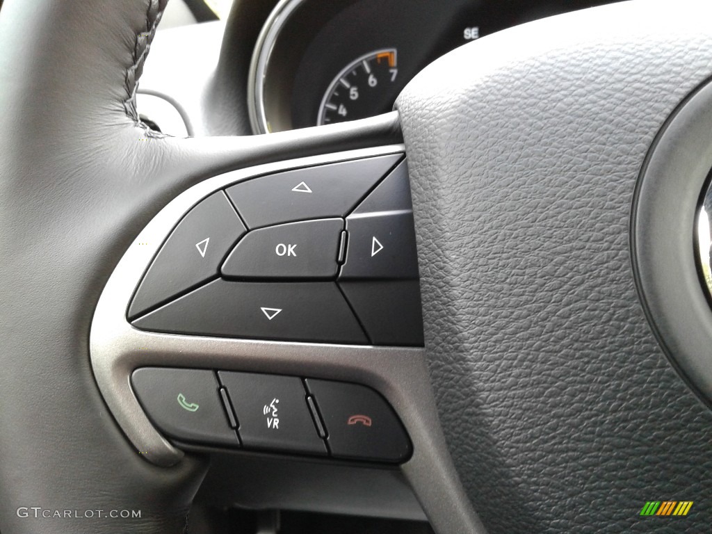 2021 Jeep Grand Cherokee Limited 4x4 Black Steering Wheel Photo #142519330