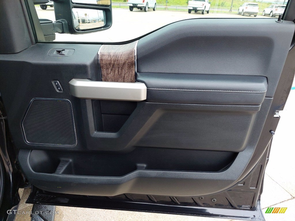 2017 F350 Super Duty Lariat Crew Cab 4x4 - Shadow Black / Black photo #29